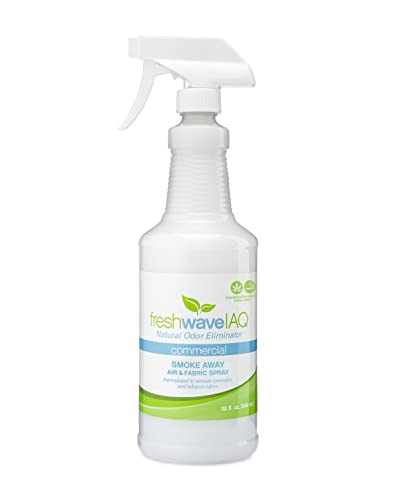 Fresh Wave IAQ Commercial Smoke Away Air & Fabric Spray, 32 Fl. Oz. | Great for Strong Odors | Safer Natural Ingredients | Odor Eliminator for Home or Large Commercial Areas