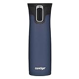Contigo AUTOSEAL West Loop Vacuum-Insulated Stainless Steel Travel Mug with Easy-Clean Lid, 20 oz., Midnight Berry