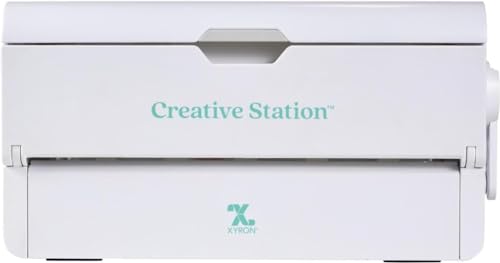 Xyron Creative Station, 9” x 5”, Craft Supplies & Scrapbooking Supplies, Small Label Maker, Makes Invitations, Handmade Cards, Flash Cards, Stickers, Perfect for Home School & Home Office (624632)