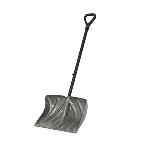 Suncast 20' Combination Snow Shovel/Pusher, Grey/Black