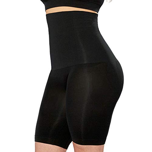 Shapermint High Waisted Body Shaper Shorts - Shapewear for Women Tummy Control Small to Plus-Size Black X-Large / XX-Large