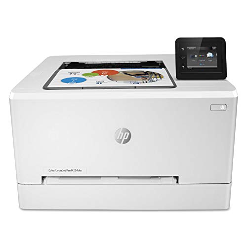 HP LaserJet Pro M254dw Wireless Color Laser Printer, Works with Alexa (T6B60A)