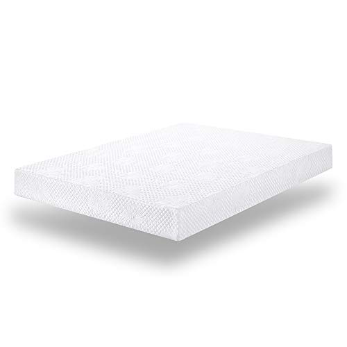 Olee Sleep Twin Mattress, 6 Inch Gel Memory Foam Mattress, Gel Infused for Comfort and Pressure Relief, CertiPUR-US Certified, Bed-in-a-Box, Medium Firm, Twin Size