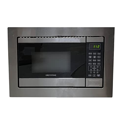 Greystone 0.9 Cubic Foot, Built-In Microwave, Digital Touchpad, LED Display, Includes Trim, Stainless Steel