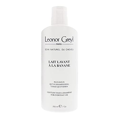 Leonor Greyl Paris - Lait Lavant a La Banane - Gentle Shampoo For Daily Use - Natural Purifying Hair Care Shampoo for All Hair Types (6.7 oz)