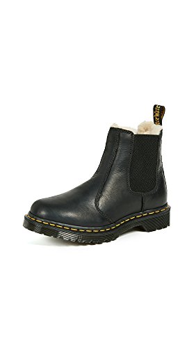 Dr. Martens Women's 2976 Leonore Fashion Boot, Black Burnished Wyoming, 8