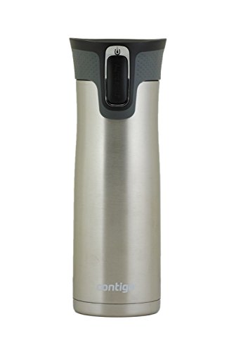 Contigo West Loop Stainless Steel Vacuum-Insulated Travel Mug with Spill-Proof Lid, Keeps Drinks Hot up to 5 Hours and Cold up to 12 Hours, 20oz Steel