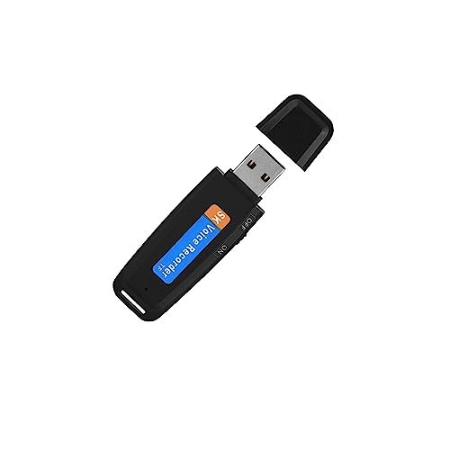 WWDZMGBC USB Portable Digital Voice Recorder - High-Speed 2-in-1 Multifunctional Recording Equipment for Lectures and Meetings, 4GB Memory, Intelligent Noise Reduction, Compatible with Various Devices
