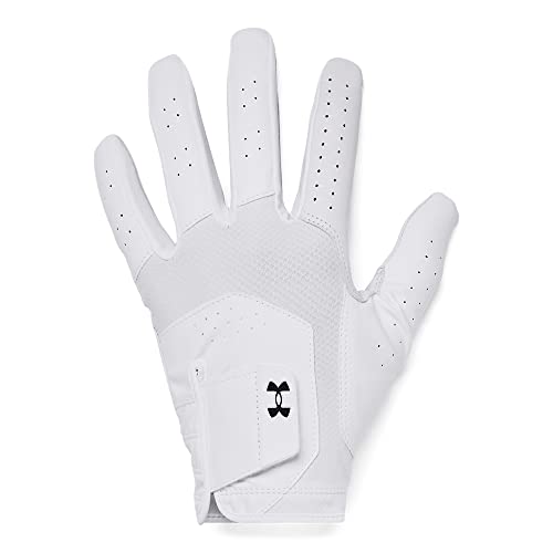 Under Armour mens Iso-chill Golf Glove , White (100)/White , Left Hand Large