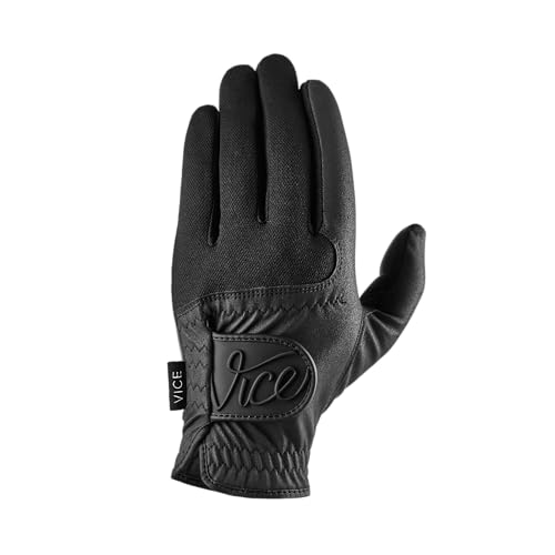 Vice Duro Golf Glove, Black (Prior Model)