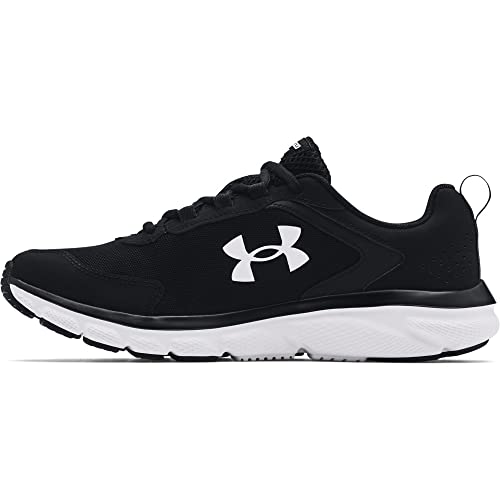 Under Armour Men's Charged Assert 9, Black (001)/White, 11 M US