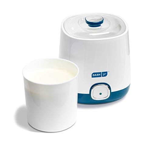Dash Bulk Yogurt Maker Machine with One Touch Display + BPA-Free Storage Container & Lid: Perfect for Organic, Sweetened, Flavored, Plain, or Sugar Free Options for Baby, Kids, & Parfaits, 1 Quart