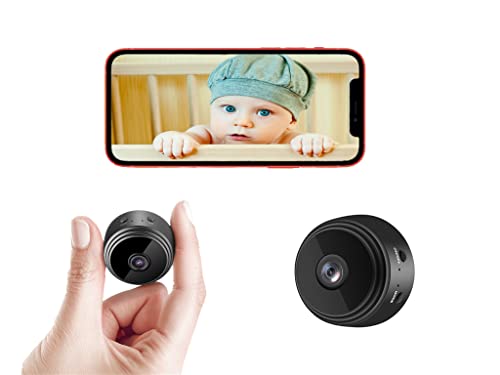 JussXper Wireless WiFi Connection Camera - Nanny Camera - pet Camera - Security Surveillance Camera - 1080P HD Camera - Night Vision Camera - SD Card Support.