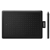 One by Wacom Small Graphics Drawing Tablet 8.3 x 5.7 Inches, Portable Versatile for Students and Creators, Ergonomic 2048 Pressure Sensitive Pen Included, Compatible with Chromebook Mac and Windows