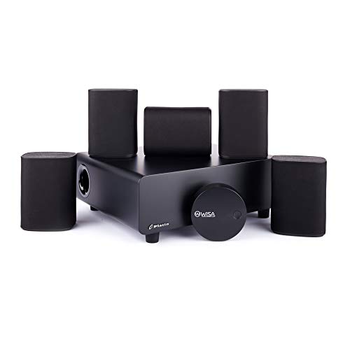 Platin Milan 5.1 Surround Sound System - Wireless Home Theater System for Smart TVs - WiSA Certified - with WiSA SoundSend Transmitter Included