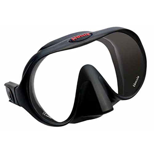 Hollis M-1 Mask | Ideal for Scuba Diving and Snorkeling | Ultra Clear Glass | Comfortable, Frameless Silicon Skirt | Wide Range of Vision | Distortion Free Vision | Fantastic Color visiblity