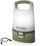 Energizer Vision LED Camping Lantern, IPX4 Water Resistant, Super Bright Tent Light, Rugged Lantern Flashlight for Hurricane, Emergency, Survival Kits, Hiking, Fishing, Home