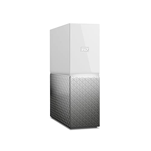 WD 6TB My Cloud Home Personal Cloud, Network Attached Storage - NAS - WDBVXC0060HWT-NESN,Single Drive,White