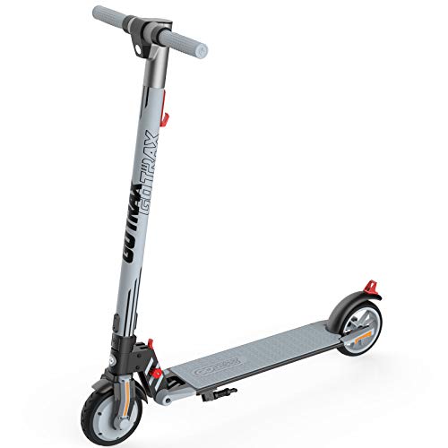 Gotrax Vibe Electric Kick Scooter, 6.5' Foldable Commuting Scooter for Kids 8-15, 12 MPH & 7 Miles Range E Kick Scooters for Kids, Teens, Boys and Girls (Gray)