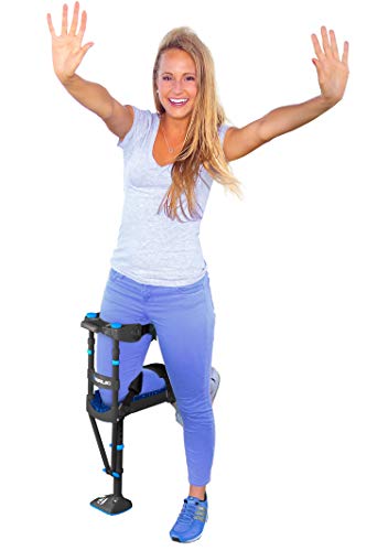 iWALK3.0 Hands Free Crutch - Pain Free Knee Crutch - Alternative to Crutches and Knee Scooters for Below the Knee Non-Weight Bearing Injuries Only - Review All Qualifications for Use Before Buying