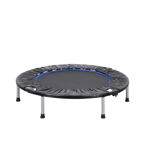 HYD-Parts 40' Foldable Mini Trampoline for Adults and Kids Exercise Rebounder Without Handle Fitness Trampoline Jumping Workout Max Load 330lbs