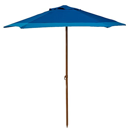 copa Brand Outdoor Patio & Beach Premium Umbrella Certified by Skin Cancer Foundation UV Protection UPF 50+ Reinforced with Metal Ribs (Assorted Colors and Sizes)