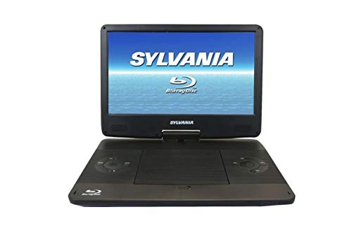 NOOBECR Sylvania 13.3-Inch 720p Portable Blu-Ray, DVD, CD, USB, SD Multi Media Player High Resolution HD (Renewed)