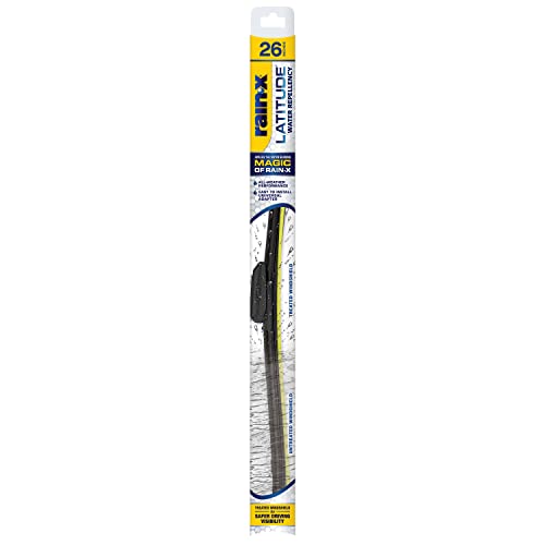 Rain-X 5079281-2 Latitude 2-IN-1 Water Repellency Wiper Blades, 26' (Pack of 1)