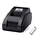 Thermal Receipt Printer, 58mm Max-Width Pos Printer with High-Speed Printing and Advanced Thermal Technology, Support ESC/POS Window Linux Operating System Printing for Small Business Restaurant