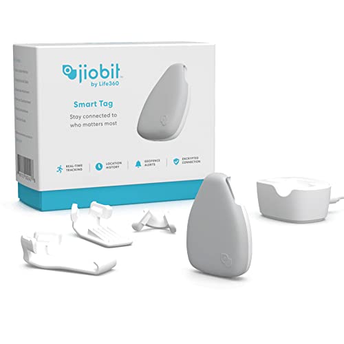 Jiobit Gen 3 - GPS Tracker for Kids, Adults, Elderly | Small, Lightweight, Water Resistant, Durable, Encrypted | Real-Time Location Sharing | Longest-Lasting Battery | Cellular, Bluetooth & WiFi (New)