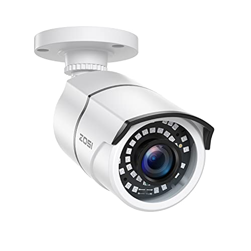 ZOSI 2.0MP HD 1080p 1920TVL Security Camera Outdoor Indoor (Hybrid 4-in-1 HD-CVI/TVI/AHD/960H Analog CVBS),36PCS LEDs,120ft IR Night Vision,105° View Angle Weatherproof Surveillance CCTV Bullet