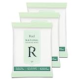 Rael Flushable Feminine pH Wipes - Travel Size, All Skin Types, Paraben Free, pH-Balanced, Daily Use (10 Count, Pack of 3)