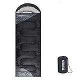 tuphen- Sleeping Bags for Adults Kids Boys Girls Backpacking Hiking Camping Cotton Liner, Cold Warm Weather 4 Seasons Winter, Fall, Spring, Summer, Indoor Outdoor Use, Lightweight & Waterproof