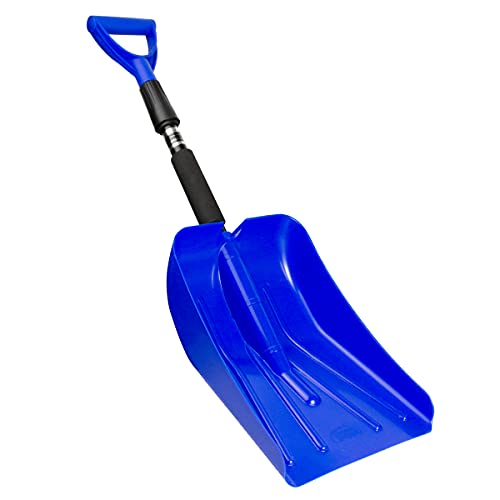 SubZero 17211 Auto Emergency Snow Shovel with Extendable Handle (Colors may vary)