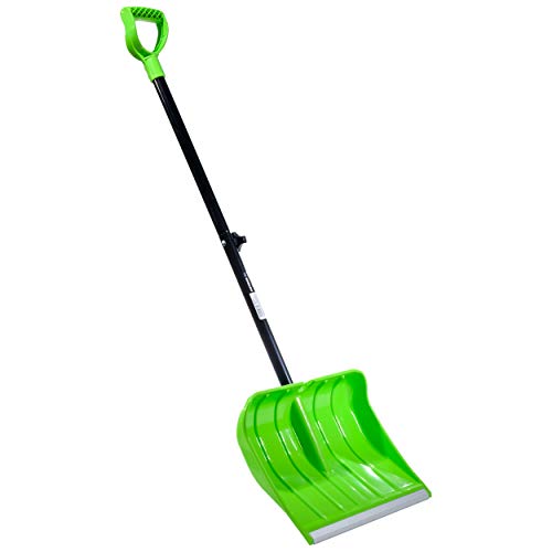 Earthwise SN001 18' Poly Lightweight Snow Shovel, Green
