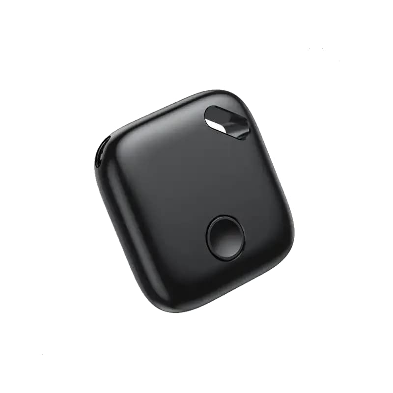 [MFi Certificated] GPS Tracker Tag for Vehicles, Car, Kids, Wallet, Dogs, Motorcycle. Working with Apple Find My. Unlimited Distance. 1 Year Battery Life. Small, Portable, Real time. (Black)