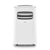 Midea 10,000 BTU (5,800 BTU SACC) Portable Air Conditioner, Cools up to 200 Sq. Ft., Works as Dehumidifier & Fan, Control with Remote, Amazon Alexa & Google Assistant