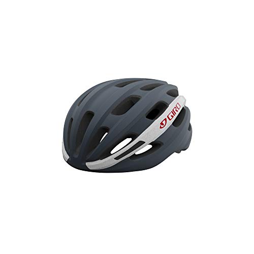 Giro Isode MIPS Adult Recreational Cycling Helmet - Matte Portaro Grey/White/Red (2022), Universal Adult (54-61 cm)