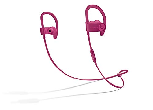 Powerbeats3 Wireless Earphones - Apple W1 Headphone Chip, Class 1 Bluetooth, 12 Hours of Listening Time, Sweat Resistant Earbuds - Brick Red