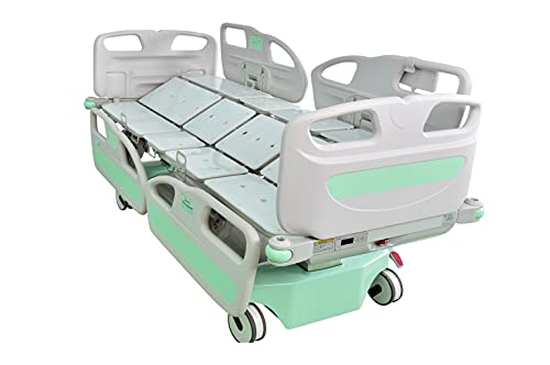 HopeFULL (Item No : HC-9 EZ-Turn Multi-Function ICU Hospital Bed for Lateral Tilting & Rotation, Included 5.1' Divided Mattress, LINAK Motor, Central Locking, Weight Scale, Nursing & Patient Control
