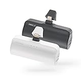 iWALK Small Portable Charger 3350mAh Power Bank Compatible with iPhone 13/13 Pro Max/12/12 Mini/12 Pro Max/11 Pro/XS Max/XR/X/8/7/6/Plus Airpods,(2pack,Black and White)