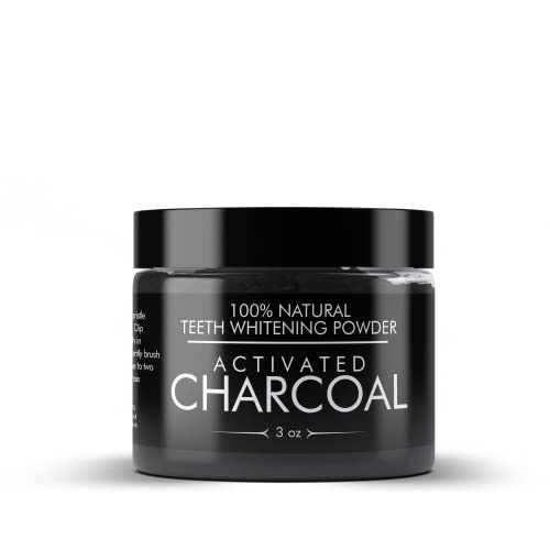 Earthborn Elements Activated Charcoal (3 oz), Natural Teeth Whitening, Vegan & Gluten Free