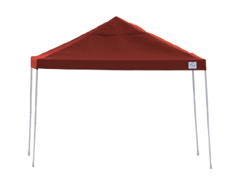 ShelterLogic Pro Series 12 ft. x 12 ft. Red Straight Leg Pop-Up Canopy
