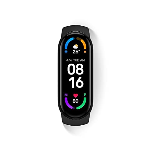Xiaomi Mi Band 6 Activity Tracker High-Res 1.56' AMOLED Screen, SpO2 Monitor, 30 Sports Modes, 24HR Heart Rate and Sleep Monitor Smart Watch