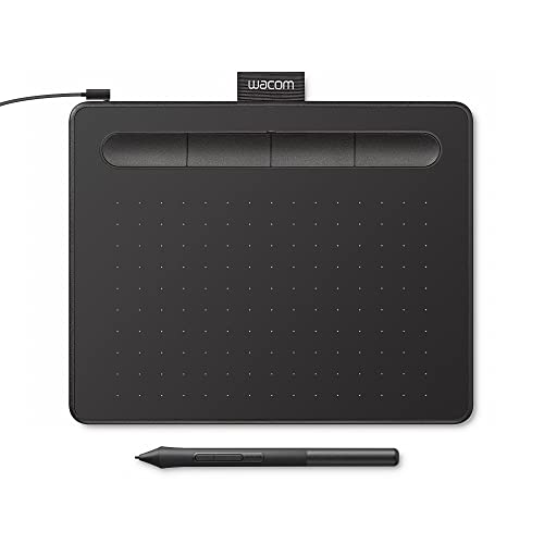 Wacom Intuos Small Graphics Drawing Tablet, includes Training & Software; 4 Customizable ExpressKeys Compatible With Chromebook Mac Android & Windows, drawing, photo/video editing, design & education