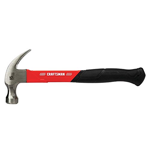 CRAFTSMAN Hammer, Fiberglass, 16 oz. (CMHT51398),Red