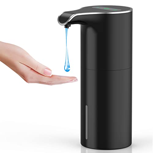 YIKHOM Automatic Liquid Soap Dispenser, Touchless, 5 Level Adjustable Sensor Electric Dish Soap Dispenser, 15.37 oz/450mL Hand Soap Dispenser, USB C Rechargeable for Bathroom Kitchen