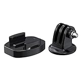 Sametop Quick Release Tripod Mount + Tripod Mount Adapter Compatible with Hero 9, 8, 7, 6, 5, 4, Session, 3+, 3, 2, 1, GoPro Hero (2018), Fusion Cameras