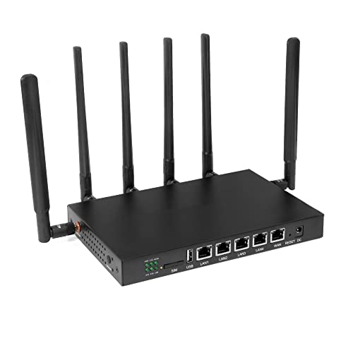 TAKTIKAL 5G / 4G LTE Dual-Band Openwrt Wi-Fi Sim Router for Home & Business with 4 x 4 MU-MIMO, Band Lock, OpenVPN, Zero-Tier, & TTL - Plug and Play Connection on AT&T, T-Mobile, & Verizon