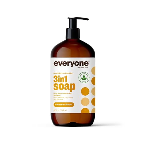 EO Products Everyone Botanical 3-In-1 Coconut & Lemon Soap 32 Ounce